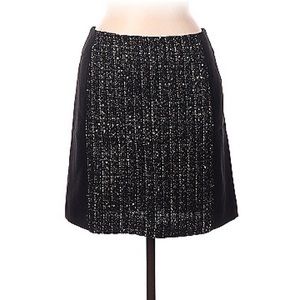 Tweed & Sequin Mini Skirt from LOFT